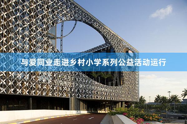 与爱同业走进乡村小学系列公益活动运行