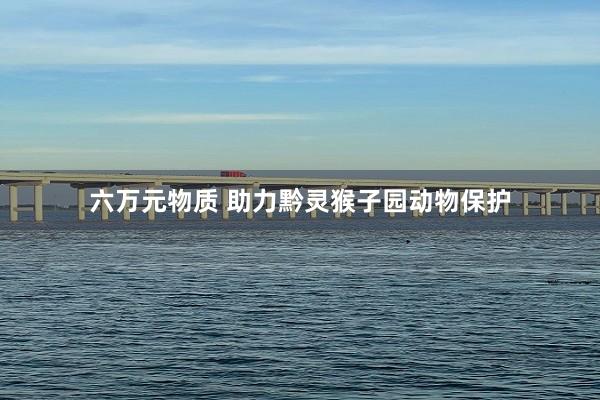 六万元物质 助力黔灵猴子园动物保护